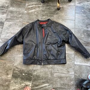 Men's Black Leather Jacket